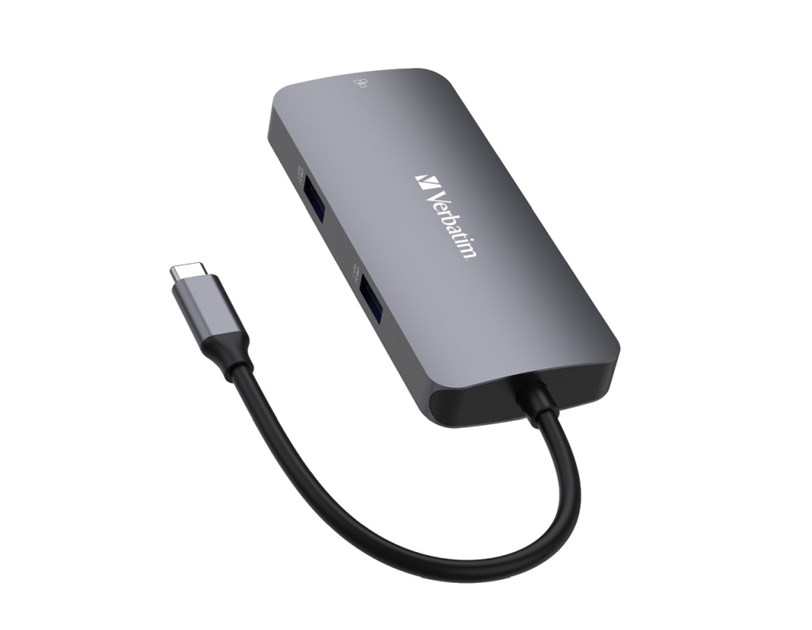 Verbatim CMH-05 Pro Multiport 5-portni USB-C HUB 1xHDMI, 1xRJ45, 2xUSB-A, 1xUSB-C PD		