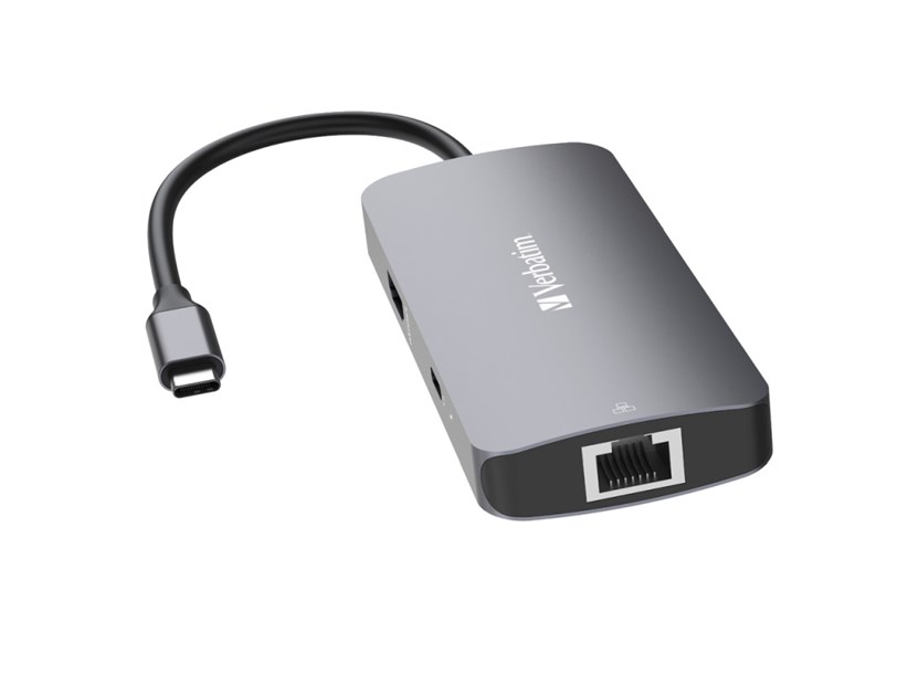 Verbatim CMH-05 Pro Multiport 5-portni USB-C HUB 1xHDMI, 1xRJ45, 2xUSB-A, 1xUSB-C PD		