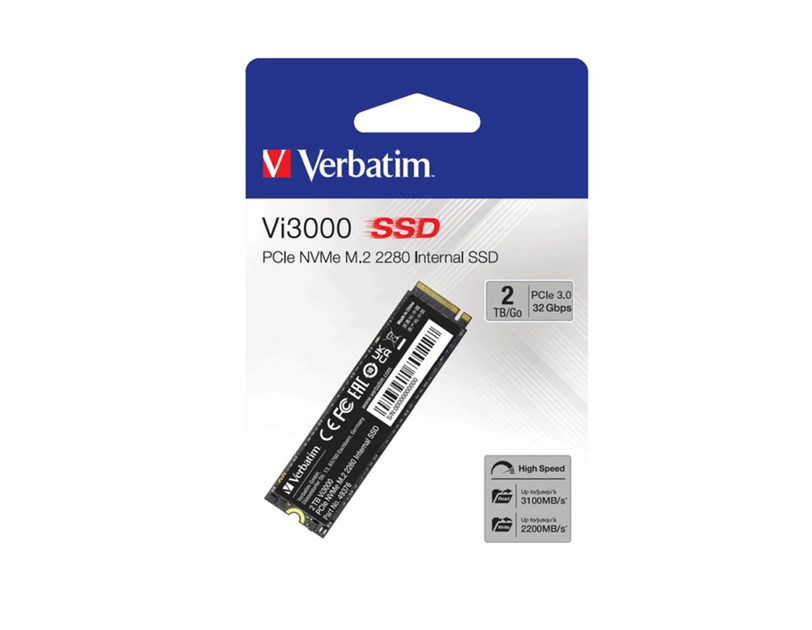 Verbatim Vi3000 2TB SSD M.2 NVMe PCIe Gen3x4