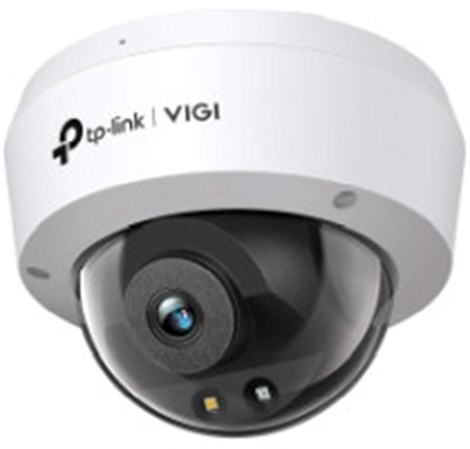 TP-Link vanjska IP Dome Full color HD kamera, H.265+ video, 4MP, 4mm leća, RJ45, PoE, microSD, Night Vision, detekcija pokreta, vodootporna IK10/IP67, VIGI app