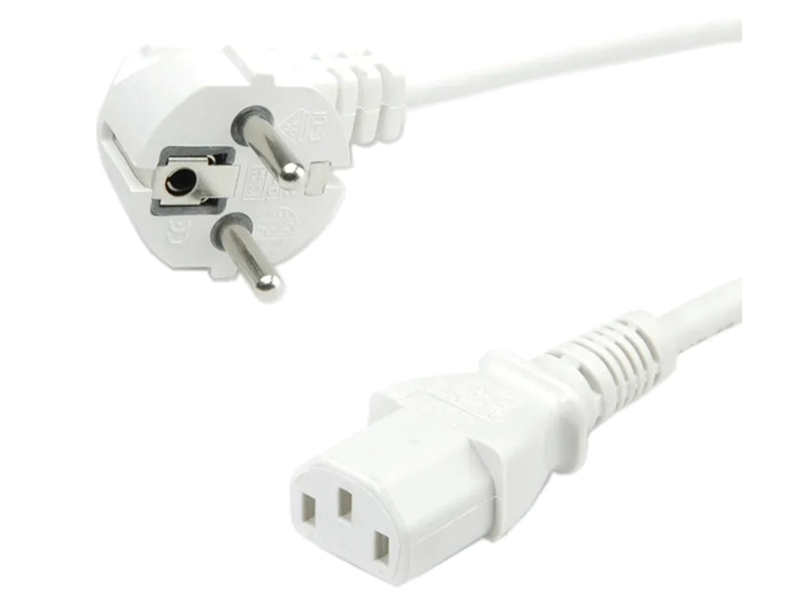 Roline VALUE naponski kabel, ravni IEC320 C13, 1.8m, bijeli