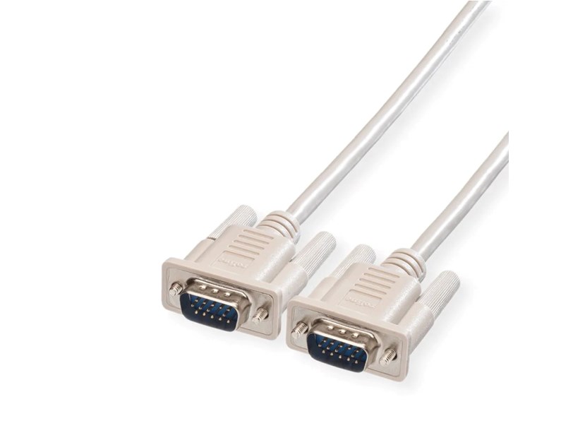 Roline VGA kabel, HD15 M/M, 3.0m, sivi