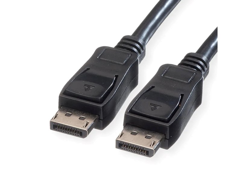 Roline VALUE DisplayPort kabel, DP-DP M/M, 2.0m, crni