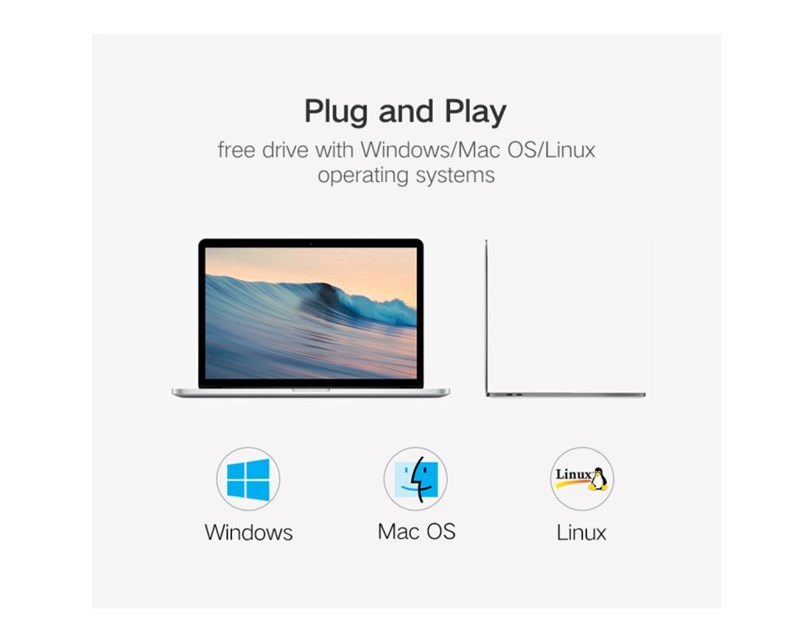 UGREEN 4-portni USB-A HUB 4xUSB-A 2.0, 1m, bijeli