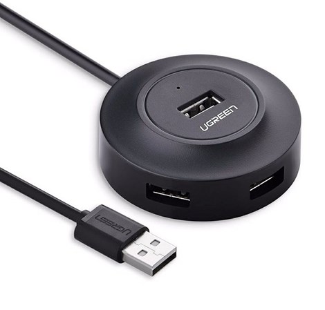 UGREEN 4-portni USB-A HUB 4xUSB-A 2.0, 1m, crni