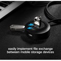 UGREEN 4-portni USB-A HUB 4xUSB-A 2.0, 1m, crni