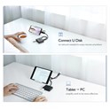 UGREEN 4-portni USB-A HUB 4xUSB-A 3.0, 1m, bijeli
