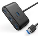 UGREEN 4-portni USB-A HUB 4xUSB-A 3.0, 1m, crni