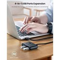 UGREEN 4-portni USB-A HUB 4xUSB-A 3.0, 1m, crni