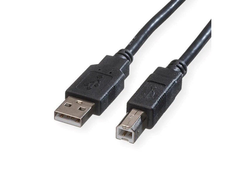 Roline USB2.0 kabel TIP A-B M/M, 1.8m, crni