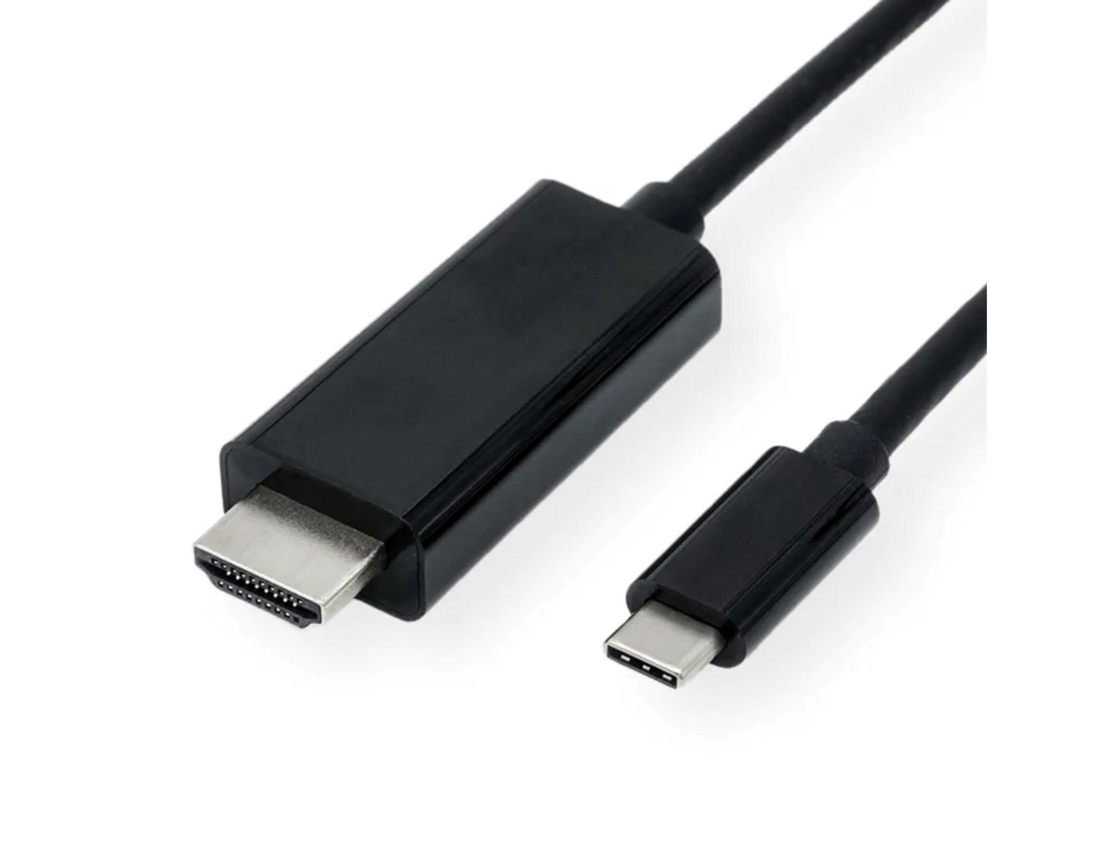 Roline VALUE USB-C - HDMI kabel, M/M, 1.0m, crni