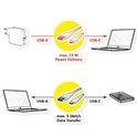 Roline VALUE USB 3.2 Gen 1 kabel, A-C, M/M, 2.0m, bijeli