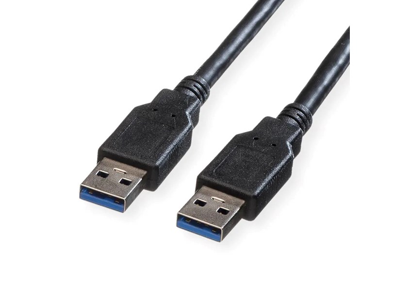 Roline USB3.2 Gen 1 kabel, TIP A-A M/M, 3.0m, crni