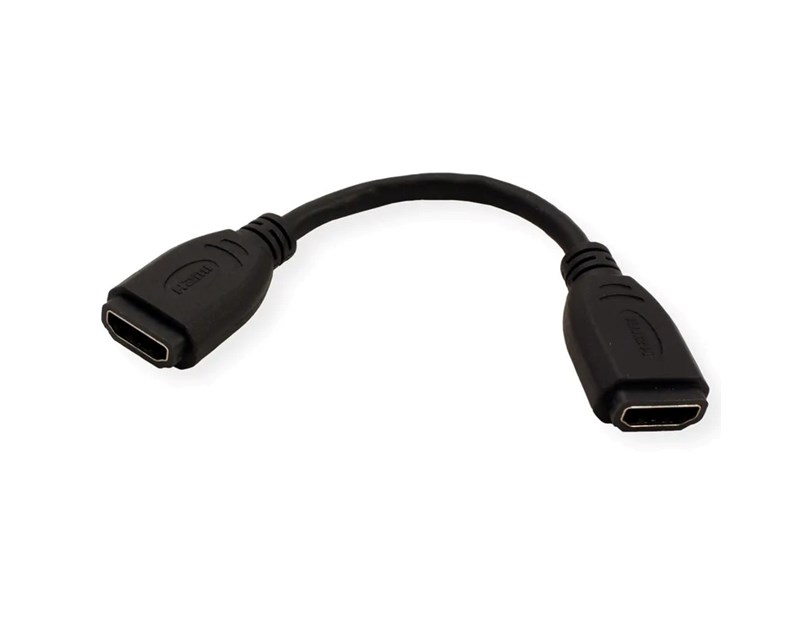 Roline VALUE adapter/kabel HDMI - HDMI, F/F, 0.2m