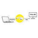 Roline VALUE adapter/kabel DisplayPort - VGA, M/F, 0.15m