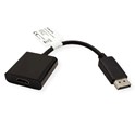 Roline VALUE adapter/kabel DisplayPort - HDMI, M/F, 0.15m