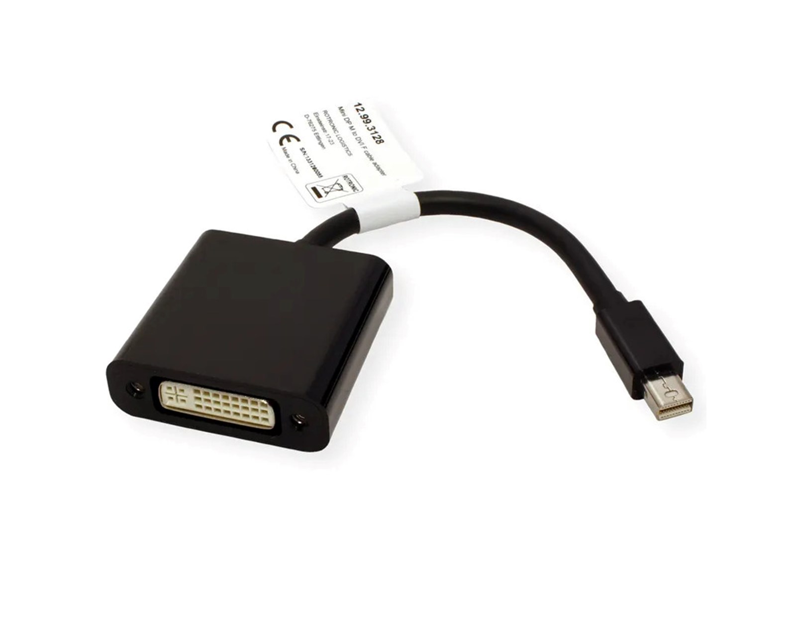 Roline VALUE adapter/kabel Mini DisplayPort - DVI-D (24+1), M/F, 0.15m