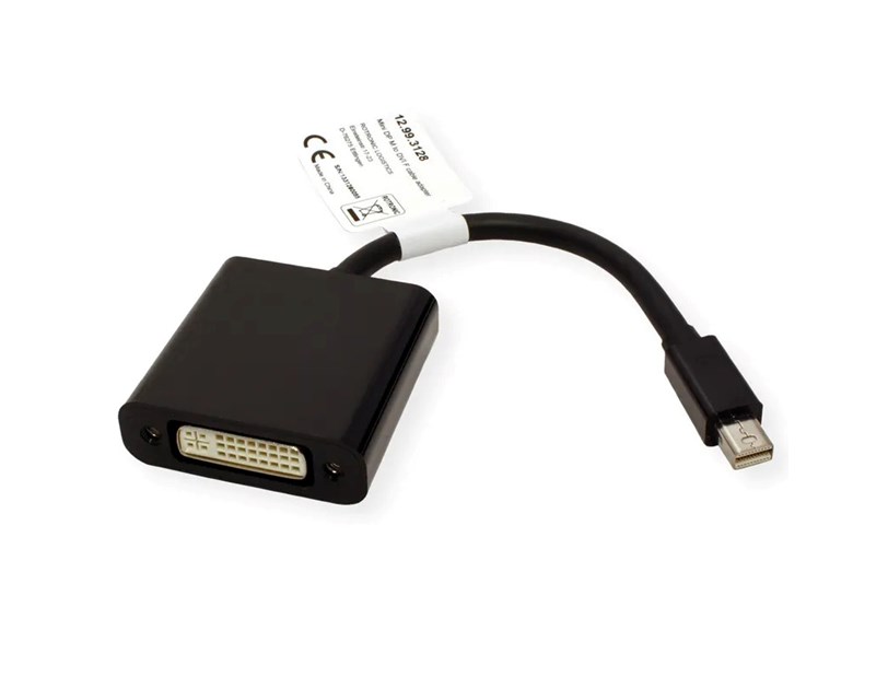Roline VALUE adapter/kabel Mini DisplayPort - DVI-D (24+1), M/F, 0.15m