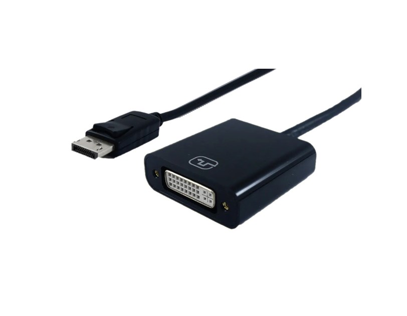 STANDARD adapter/kabel DisplayPort - DVI-D (24+1), M/F, 0.15m