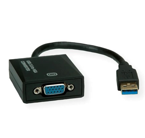Roline VALUE adapter USB3.2 Gen1 - VGA, M/F, 0.15m