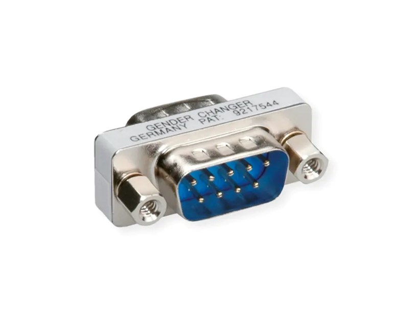 Roline Mini Gender Changer DB9, M/M