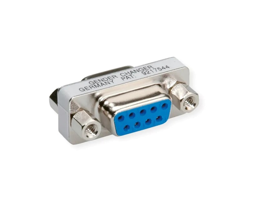 Roline Mini Gender Changer DB9, F/F