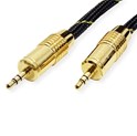 Roline GOLD Audio kabel 3.5mm Stereo, M/M, 2.5m