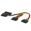 Roline interni Y-naponski kabel, SATA - 3×SATA, 0.3m