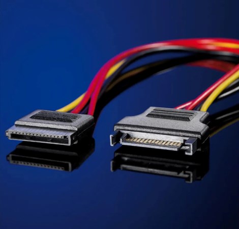 Roline SATA naponski produžni kabel, 0.3m