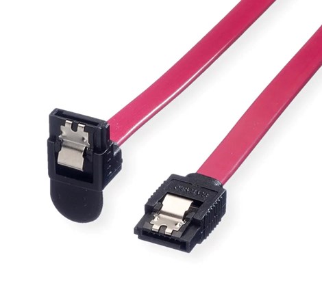 Roline SATA 6.0Gbit/s kabel, kutni, 1.0m