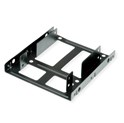 Roline HDD montažni adapter, 3.5" za 2×2.5" HDD/SSD, metalni
