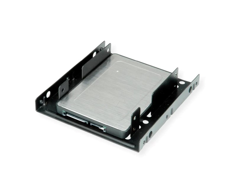 Roline HDD montažni adapter, 3.5" za 2×2.5" HDD/SSD, metalni
