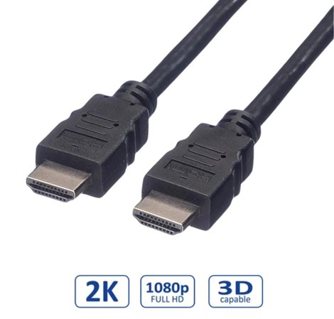 Roline HDMI kabel, HDMI M - HDMI M, 5.0m