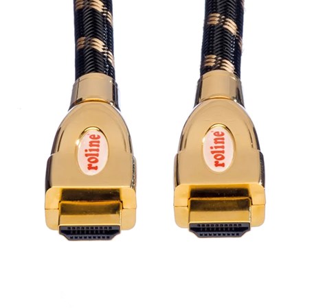 Roline GOLD HDMI Ultra HD kabel sa mrežom, M/M, 3.0m