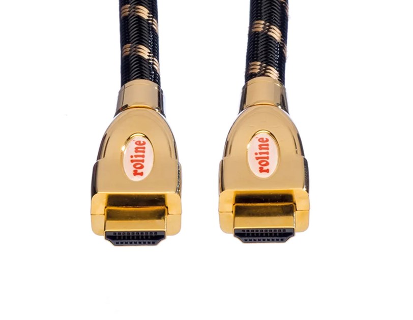 Roline GOLD HDMI Ultra HD kabel sa mrežom, M/M, 5.0m