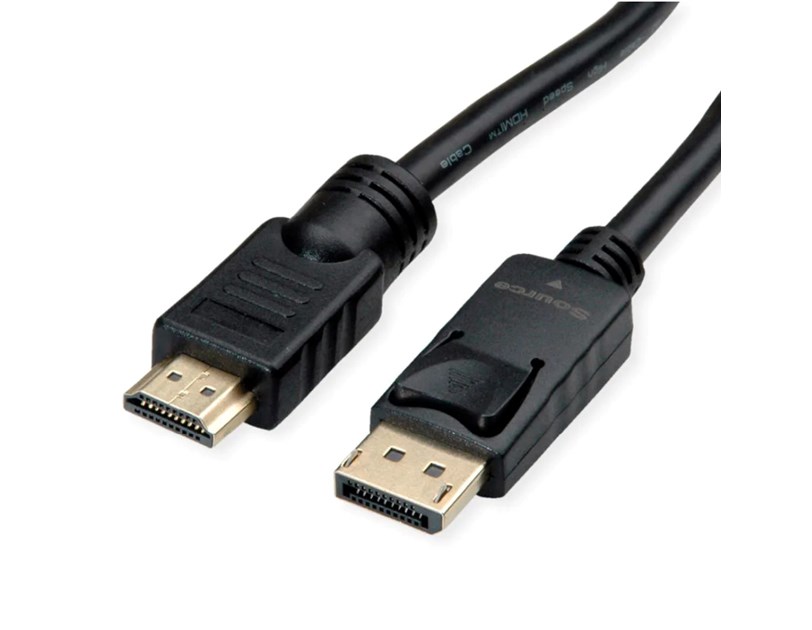 Roline DisplayPort Cable, DP - UHDTV M/M, active, 10m