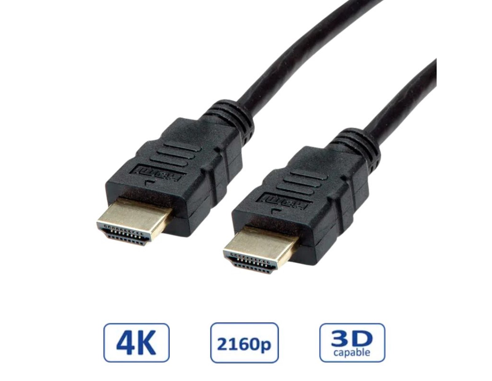 Roline HDMI kabel sa mrežom, HDMI M - HDMI M, TPE, fleksibilan, 10m