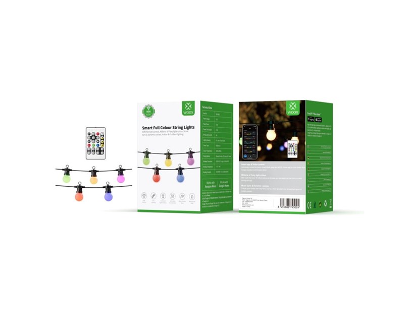 WOOX WiFi Smart LED Smart Party Lighting String 5.5W, IP65, 9m