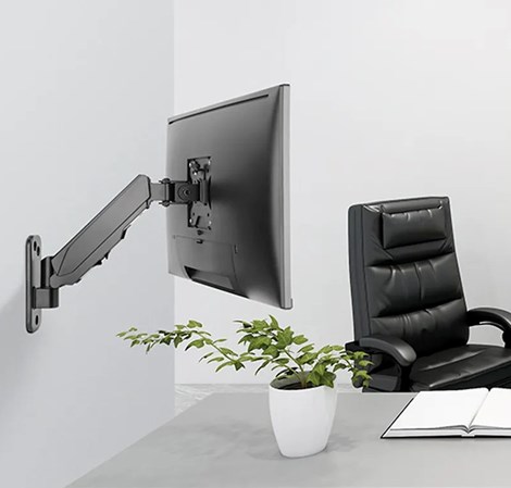 Roline VALUE zidni nosač za monitor, 4 spoja, Pivot, nosivost 8kg, crni