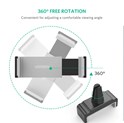 UGREEN držač za smartphone, za ventilacijski otvor, za auto, sivi