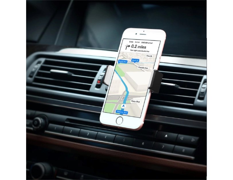 UGREEN držač za smartphone, za ventilacijski otvor, za auto, sivi
