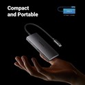 UGREEN 4-portni USB-C HUB 2xUSB-A, 2xUSB-C, 10Gbps, sivi