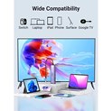UGREEN 7-portni USB-C HUB 2xUSB-A 3.0, 1xHDMI 4K 60Hz, 1xRJ45, 1xSD, 1xTF, 1x USB-C PD, sivi 