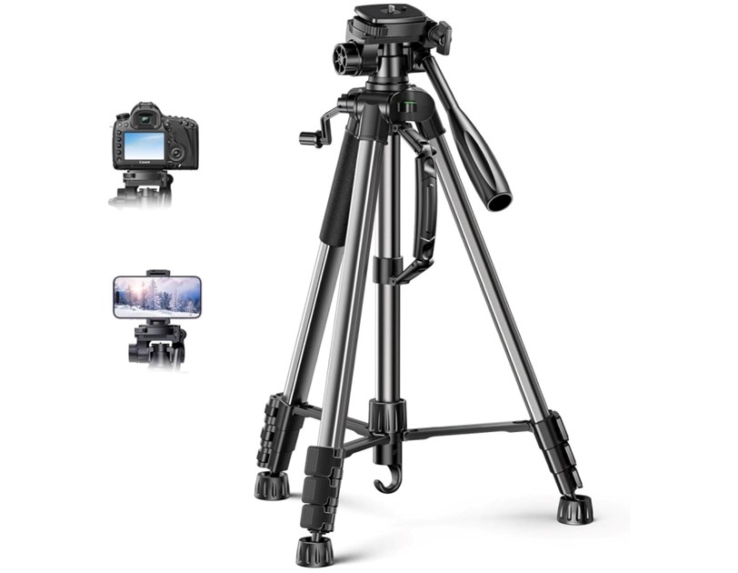 UGREEN LP661 Stativ tripod za foto i video, nosivost 5kg, visina 53.5-175cm, 360° Pan,180° Tilt, za mobitele, akcijske kamere, DSLR fotoaparate, ručne kamkordere, projektore 