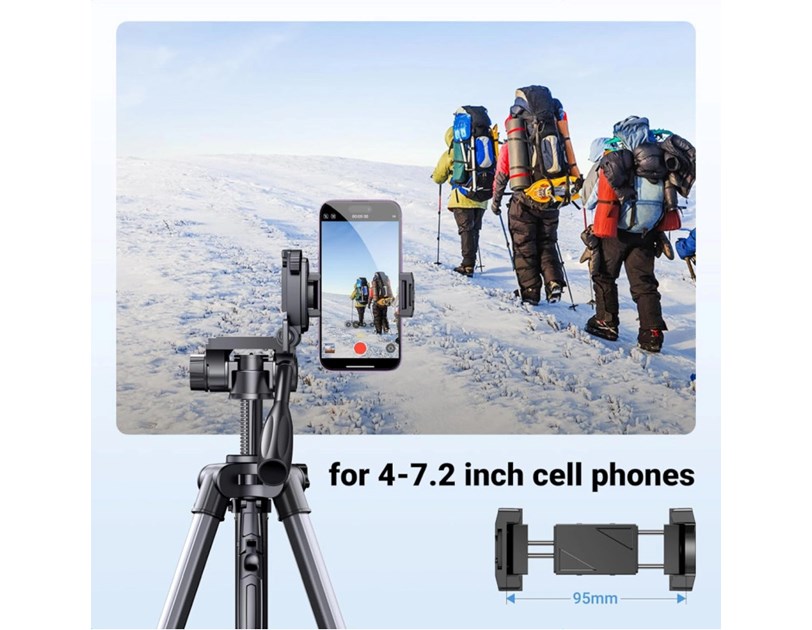 UGREEN LP661 Stativ tripod za foto i video, nosivost 5kg, visina 53.5-175cm, 360° Pan,180° Tilt, za mobitele, akcijske kamere, DSLR fotoaparate, ručne kamkordere, projektore 