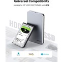 UGREEN vanjsko kućište, 2.5" HDD/SSD, SATA, USB-C 3.1