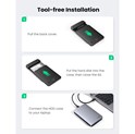 UGREEN vanjsko kućište, 2.5" HDD/SSD, SATA, USB-C 3.1