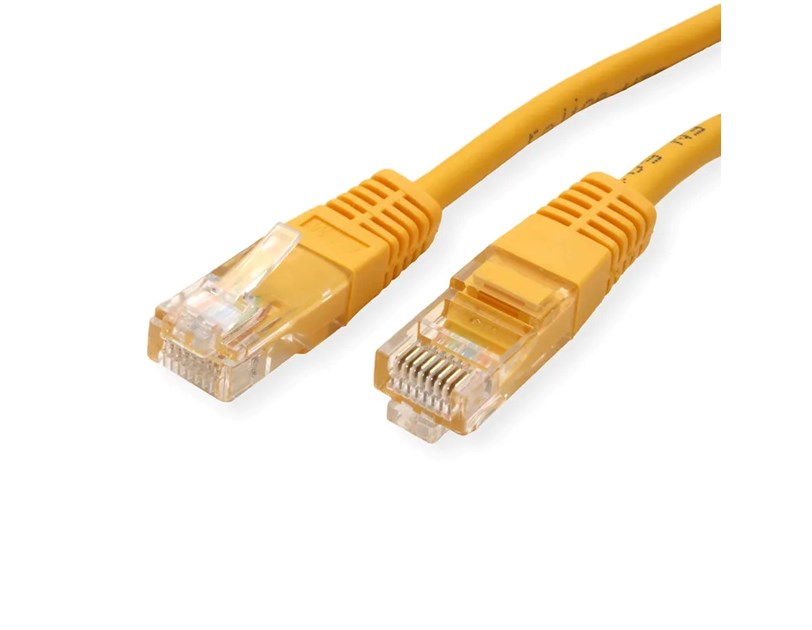 Roline UTP mrežni kabel Cat.5e, 1.0m, žuti