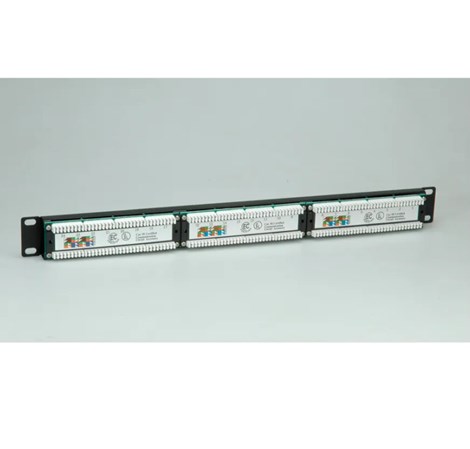 Roline VALUE Cat.5e/Class D 19" Patch Panel 24-porta UTP, crni