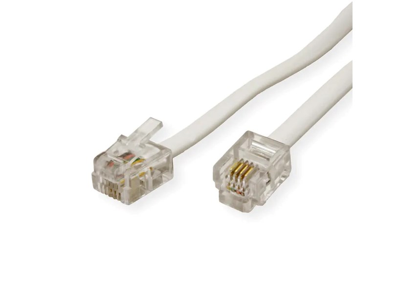 Roline RJ12 (6P4C) telefonski kabel, 6.0m